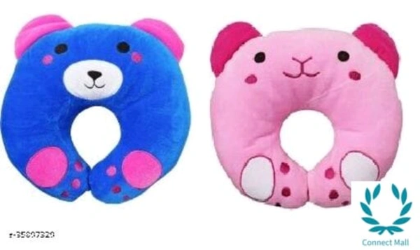 Soft Velvet Suede Kids Neck Baby Pillow - Standard, Velvet, Filling Material: Polyster, Pack Of :2